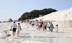 Pamukkale bayramda en çok ziyaret edilen ikinci yer oldu