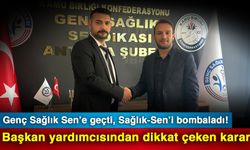 Genç Sağlık Sen’e geçti, Sağlık-Sen’i bombaladı! Başkan yardımcısından dikkat çeken karar