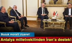 Bozuk moralli ziyaret! Antalya milletvekilinden İran’a destek!