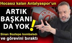 Antalyaspor Başkanı Sinan Boztepe’den zehir zemberek sözler! Sinan Boztepe istifa etti