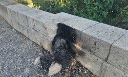 Tarihi köprüde mangal! Kırılıp, tahrip edildi