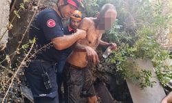 15 metreden yuvarlanıp iki kaya arasındaki oyuğa düştü, operasyonla kurtarıldı