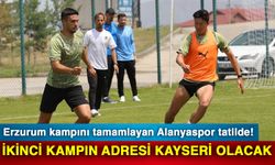 Erzurum kampını tamamlayan Alanyaspor tatilde! İkinci kampın adresi Kayseri olacak
