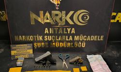 Antalya'da narkotik operasyonlarında 1 haftada çok sayıda yasadışı madde ele geçirildi