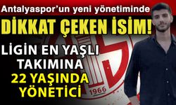 Antalyaspor’un yeni yönetiminde dikkat çeken isim! Ligin en yaşlı takımına 22 yaşında yönetici