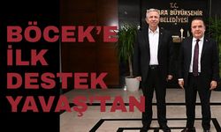 Böcek’e ilk destek Yavaş’tan