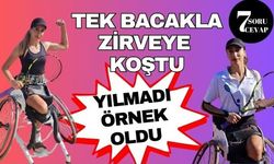 7 Soru 7 Cevap: Çiğdem Sayın konuştu. Tek bacakla zirveye koştu
