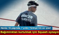 Henüz 16 yaşında, 7 yıldır Türkiye’nin en iyisi! Bağımlılıktan kurtulmak için Squash oynayın