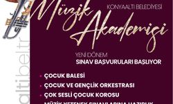 Geleceğin sanatçıları Konyaaltı’nda yetişiyor