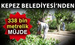 Kepez Belediyesi’nden 338 bin metrelik müjde