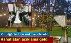Kır düğünlerinde korkulan olmadı! Rahatlatan açıklama geldi