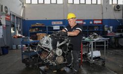 Belediye araçlarını kendi atölyelerinde onarıyorlar