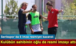 Serikspor’da 6 imza resmiyet kazandı