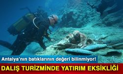 Antalya’nın batıklarının değeri bilinmiyor! Dalış turizminde yatırım eksikliği