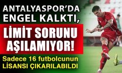 Antalyaspor’da engel kalktı, limit sorunu aşılamıyor! Sadece 16 futbolcunun lisansı çıkarılabildi