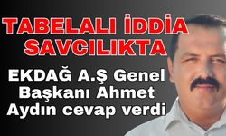 Tabelalı iddia savcılıkta! EKDAĞ A.Ş Genel Müdürü Ahmet Aydın cevap verdi