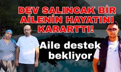 Dev salıncak bir ailenin hayatını kararttı! Aile destek bekliyor