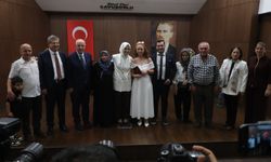 Aile Bakanı Göktaş, evlilik kredisi ile dünyaevine giren çiftin nikahını kıydı