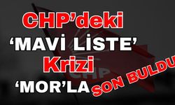 CHP’deki ‘Mavi liste’ krizi 'Mor’la son buldu