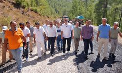 Çündüre mevki Dağdere yoluna asfalt işlemi… Yaylalara ulaşım konforu artacak
