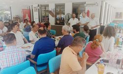 Didim’de görev yeri değişen şube müdürlerine veda yemeği