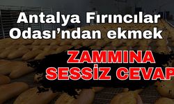 Antalya Fırıncılar Odası’ndan ekmek zammına sessiz cevap