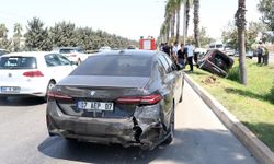 Aracıyla sivil polis aracına çarptı; 2 polis yaralı