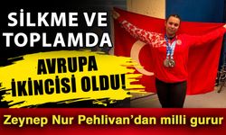 Silkme ve toplamda Avrupa ikincisi oldu! Zeynep Nur Pehlivan’dan milli gurur