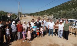 Menteşe'de 2 bin 700 metre uzunluğunda yol çalışması