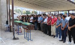 Uykuda öldürülen anne ve 2 çocuğu son yolculuğuna uğurlandı