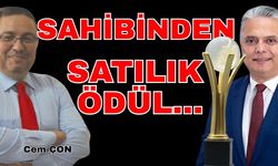 Sahibinden satılık ödül…