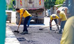 Tarsus'ta 9 mahallede asfalt yama çalışması tamamlandı