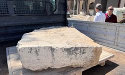 Konya’da 1 tonluk Bizans taşı bulundu