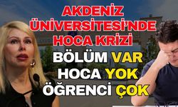 Akdeniz Üniversitesi’nde hoca krizi! Bölüm var hoca yok öğrenci çok