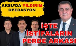 Aksu Belediyesi’nde ‘Yıldırım’ operasyon… İşte bir gecede gelen 3 istifanın detayları...