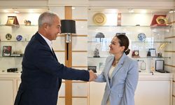 Başkan Vekili Büşra Özdemir Osman Tarık Özçelik ile bir araya geldi