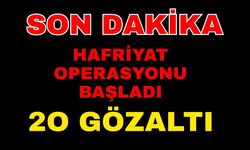 Antalya'da hafriyat operasyonı başladı... 20 gözaltı