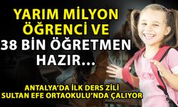 Yarım milyon öğrenci ve 38 Bin öğretmen hazır…