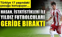 Türkiye 17 yaşındaki çocuğu konuşuyor…  Hasan, istatistikleri ile yıldız futbolcuları geride bıraktı