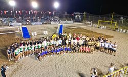 Manavgat Belediyesi plaj voleybolu halk turnuvası başladı