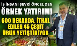 İş insanı Şevki Öncel’den örnek yatırım! 600 dekarda, ithal edilen 45 çeşit ürün yetiştiriyor
