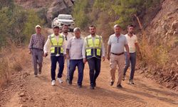 Sapadere'deki bağlantı yolu asfalta hazırlanıyor
