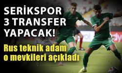 Serikspor 3 transfer yapacak! Rus teknik adam o mevkileri açıkladı