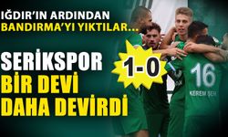 Iğdır’ın ardından Bandırma’yı yıktılar…  Serikspor bir devi daha devirdi 1-0