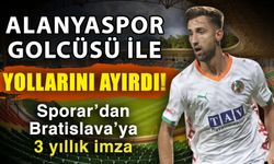 Alanyaspor golcüsü ile yollarını ayırdı! Sporar’dan Bratislava’ya 3 yıllık imza