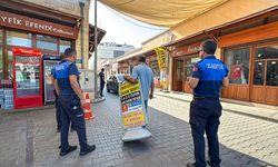 Tarsus’ta kaldırım işgaline geçit yok