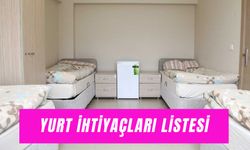 KYK Yurt İhtiyaçları Listesi: İlk Kez Yurda Çıkacaklar İçin Alınması Gereken Malzemeler!