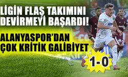 Ligin flaş takımını devirmeyi başardı! Alanyaspor’dan çok kritik galibiyet 1-0