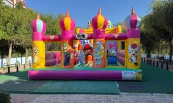 Çocukların gözdesi balon park yenilendi