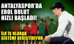 Antalyaspor’da Erol Bulut hızlı başladı! İlk iş olarak sistemi değiştiriyor